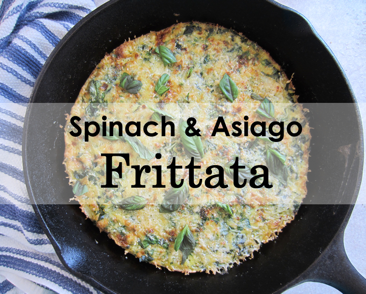 Spinach and Asiago Frittata