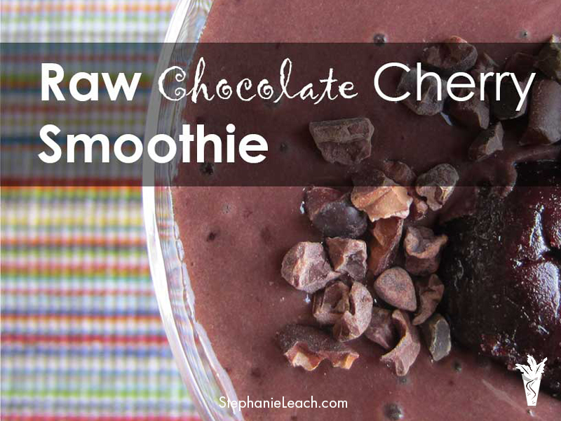 Raw Chocolate Cherry Smoothie Recipe
