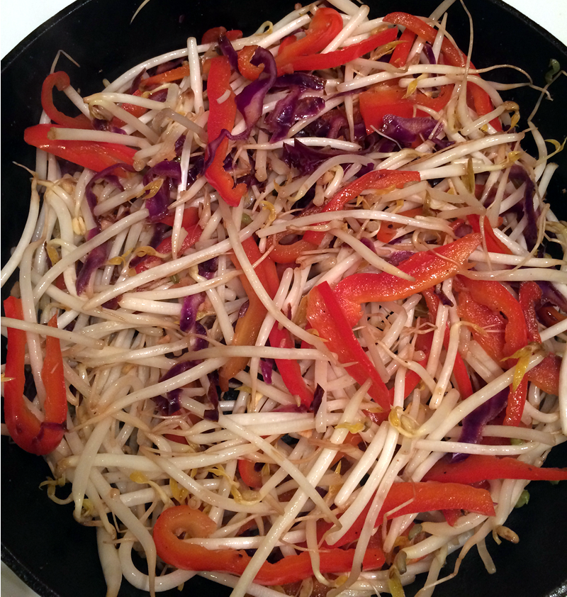 Stir Fried Mung Bean Sprouts