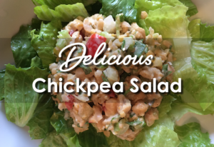 Delicious Chickpea Salad Vegan Plant-Based Diet Recipe