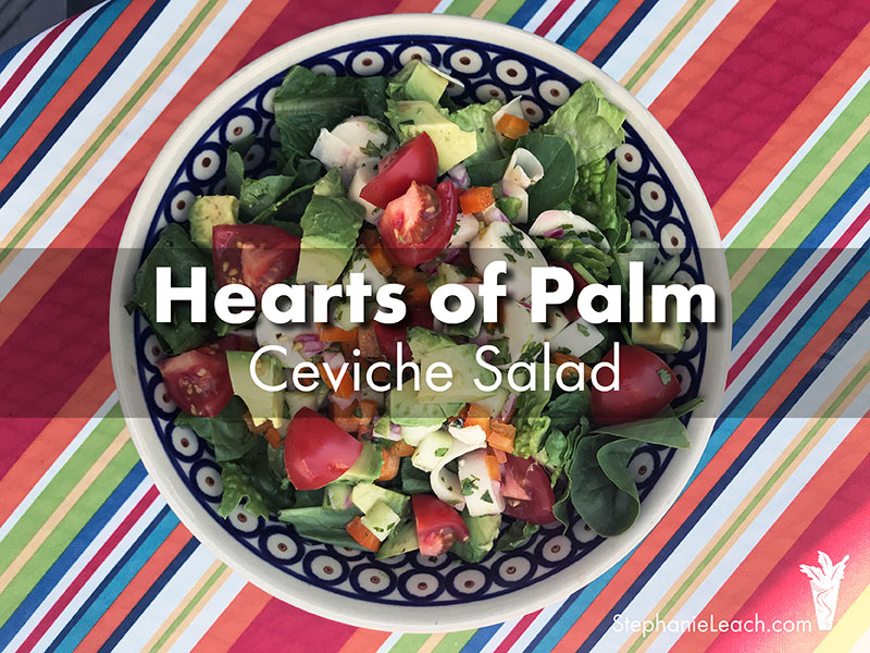 Hearts of Palm Ceviche Salad Vegan Plant Based