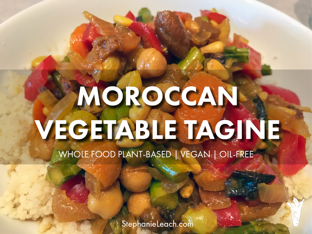 Moroccan Vegetable Tagine Plant-Based Vegan Recipe