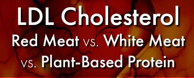 LDL Cholesterol - Red Meat vs. White Meat vs. Plant-Based Protein
