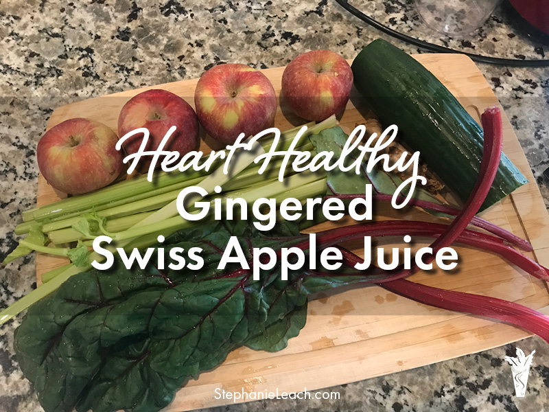 Heart Healthy Gingered Swiss Apple Juice